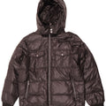 Lotto Chaqueta acolchada con capucha para hombre UK 44 2XL Poliéster negro