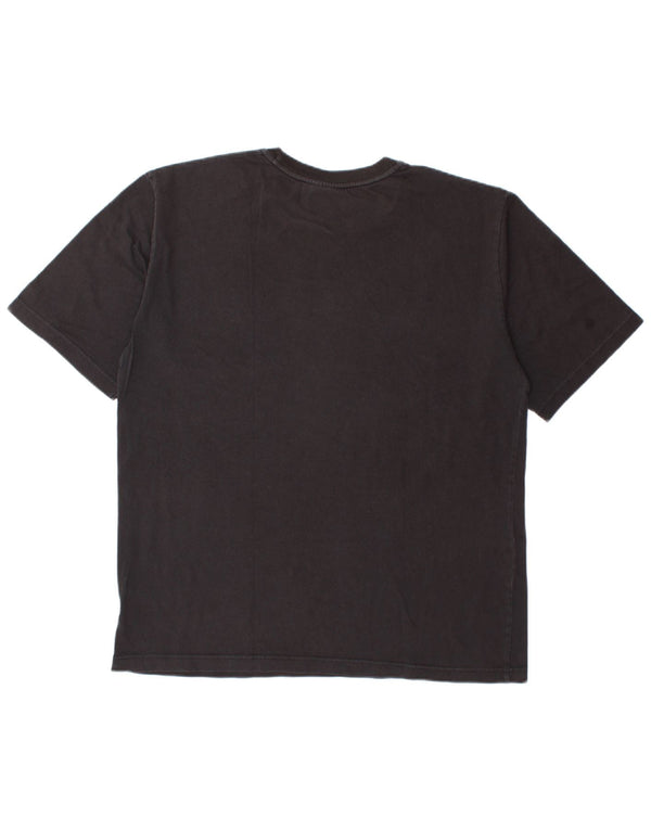 Billabong Hombre Camiseta Gráfica Top XL Algodón Negro