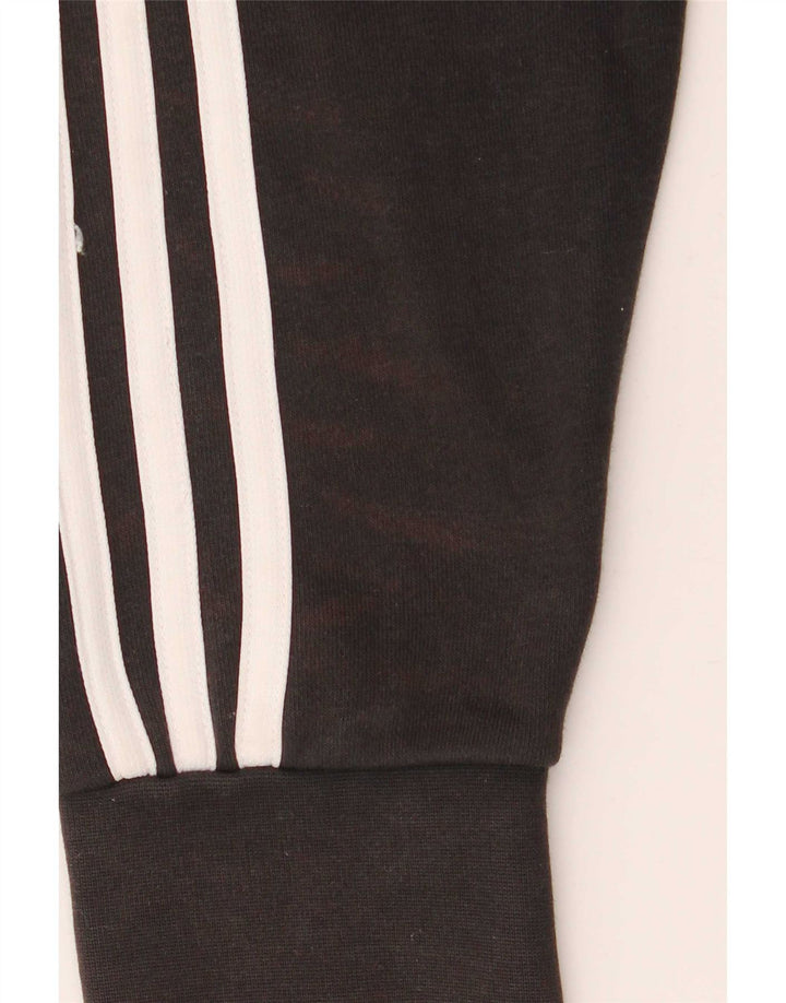 Adidas - Sudadera con capucha y cremallera para hombre, color negro mediano