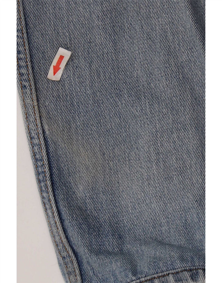 Levi's Jeans rectos desgastados 505 para hombre W34 L28 Algodón azul