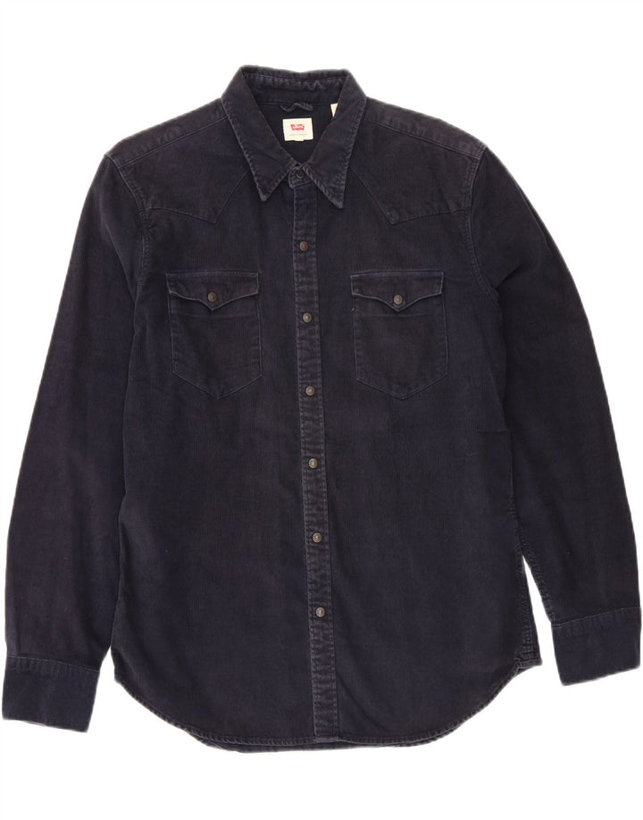 Camisa de pana Levi's para hombre de algodón azul marino grande