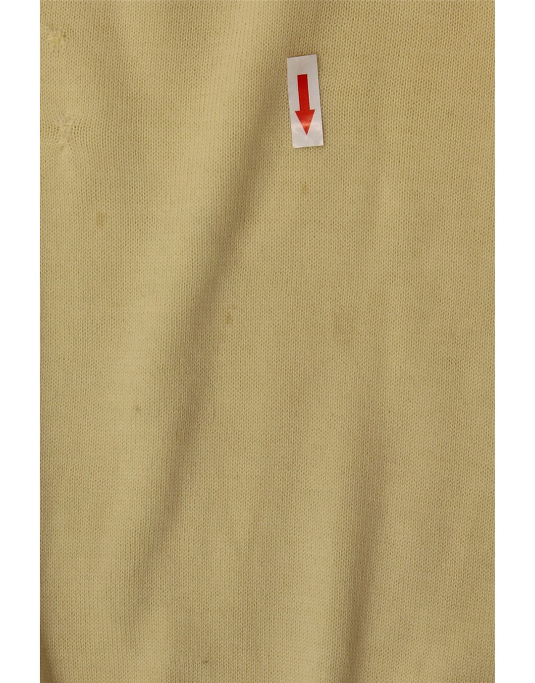 Fila Mens Vest Tank Top IT 48 Lana Virgen Amarilla Mediana