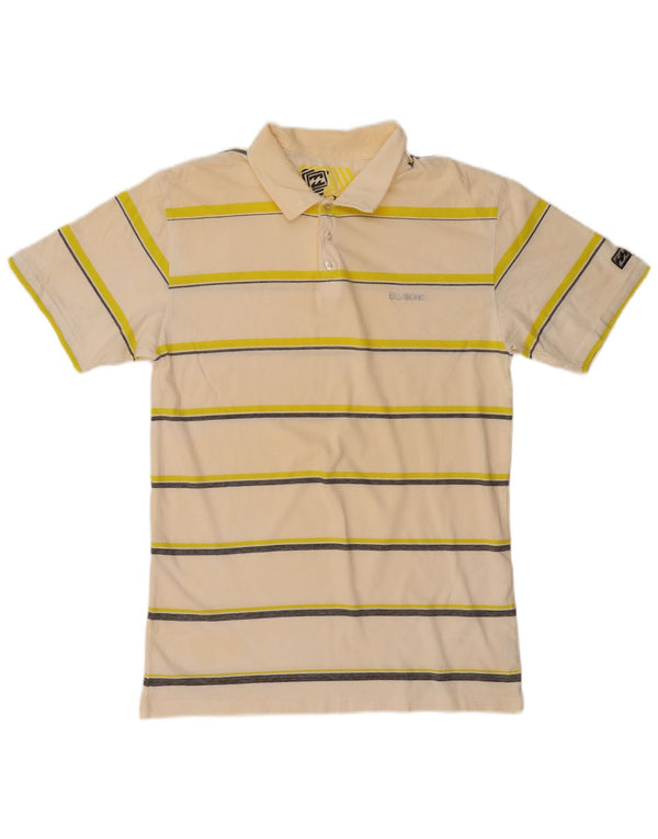 BILLABONG Polo Hombre Algodón A Rayas Beige Medio