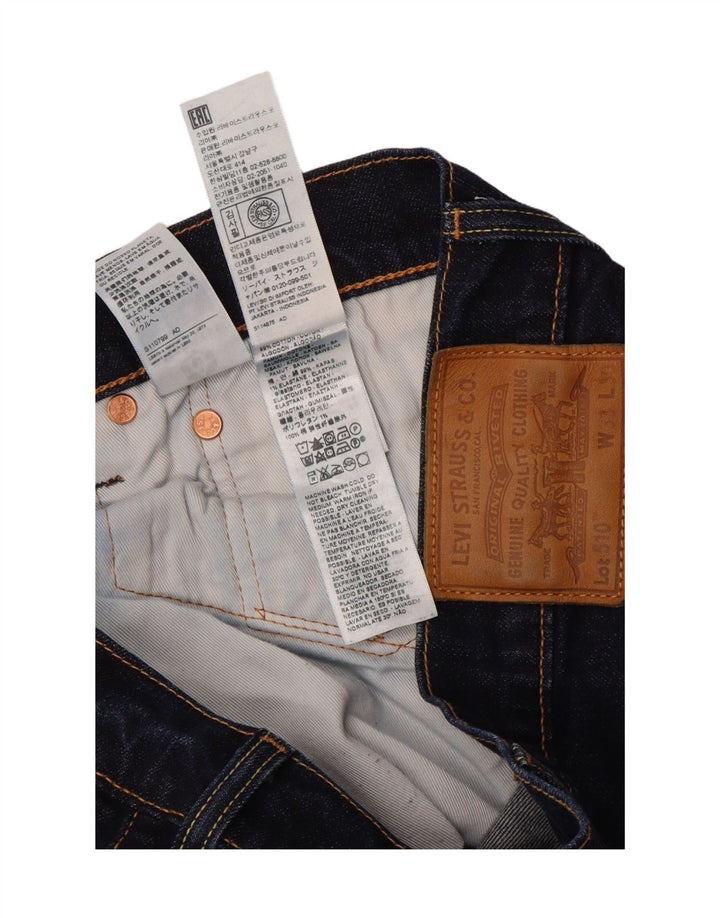 LEVI'S Vaqueros pitillo 510 para hombre W33 L28 Algodón azul marino