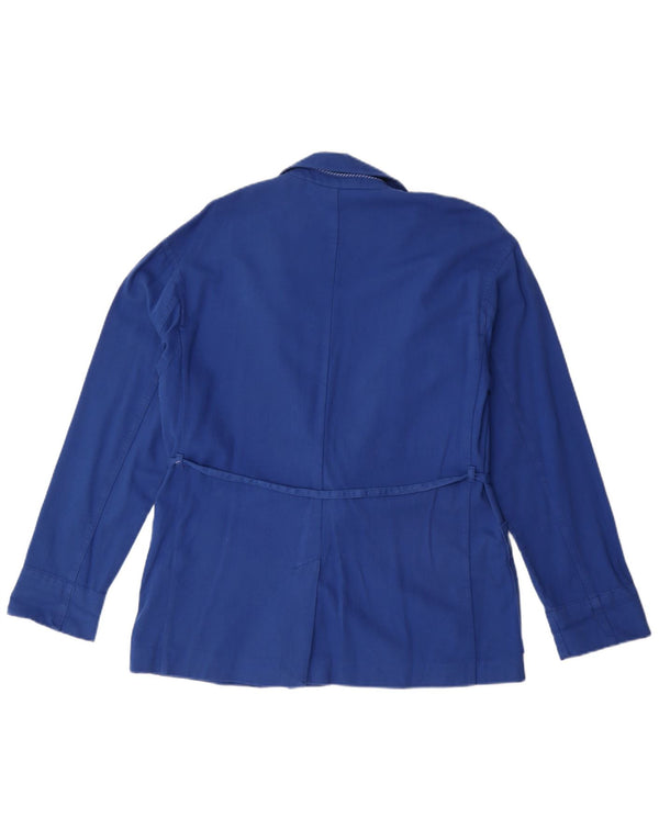 Esprit Chaqueta tipo blazer extragrande con 1 botón para mujer UK 8 Small Blue