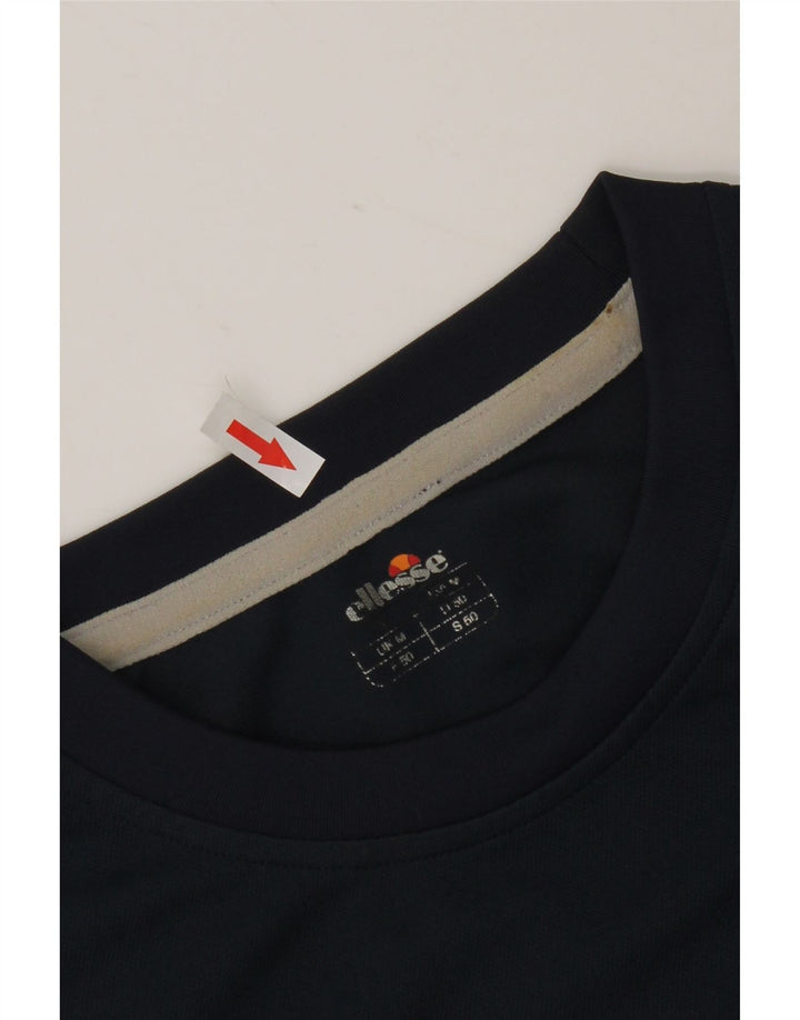 ELLESSE Camiseta gráfica para hombre Top Medium Azul marino Poliéster