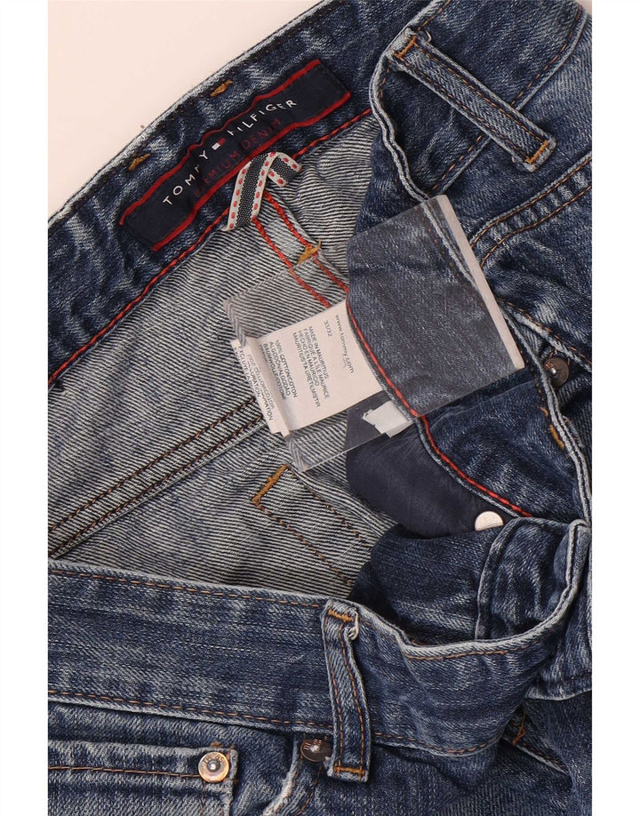 Tommy Hilfiger Vaqueros rectos para hombre W33 L32 Algodón azul