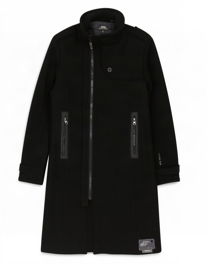 Abrigo G-Star para mujer UK 44 Lana negra mediana