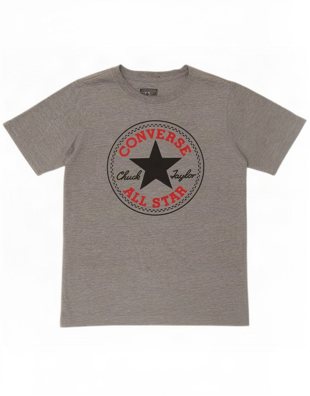Converse Chuck Taylor Camiseta gráfica para niños 10-11 años Gris Medio