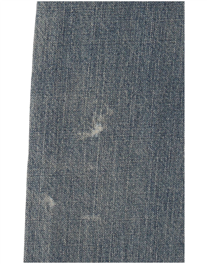 Armani Jeans rectos desgastados para hombre W34 L32 Algodón azul