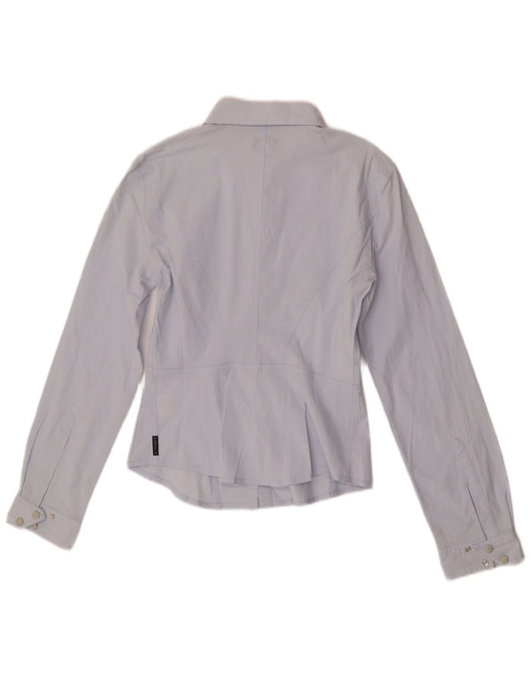 Armani Jeans Camisa Anbass para mujer Reino Unido 44 Algodón azul medio