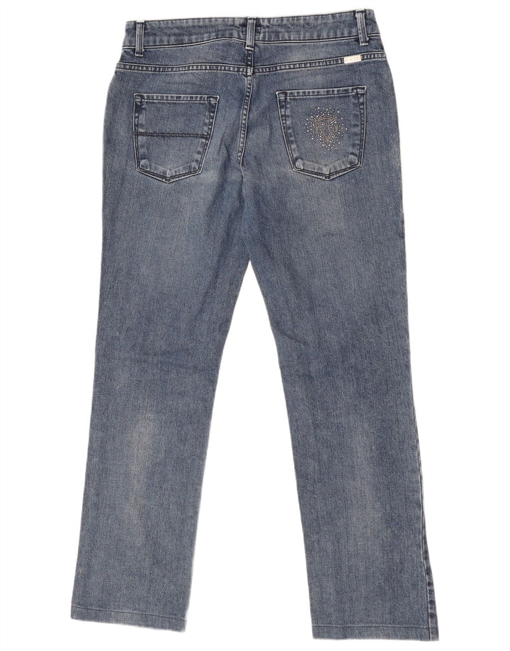 Vaqueros Trussardi Mujer Rectos W29 L29 Azul Algodón