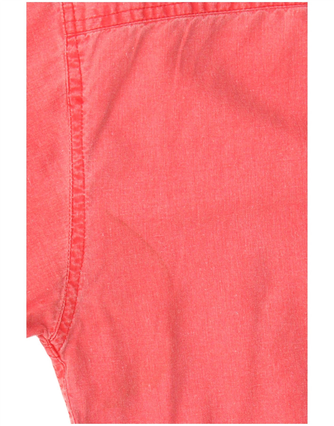Vintage hombres relajado ajuste camisa grande algodón rosa
