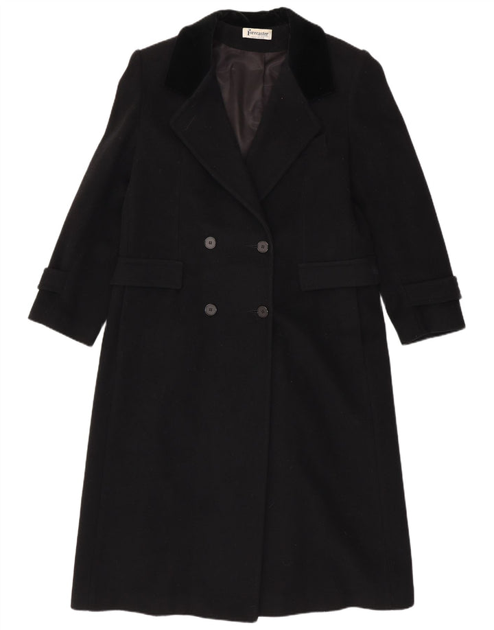 FORECASTER OF BOSTON Abrigo de doble botonadura para mujer talla 13/14 mediano negro