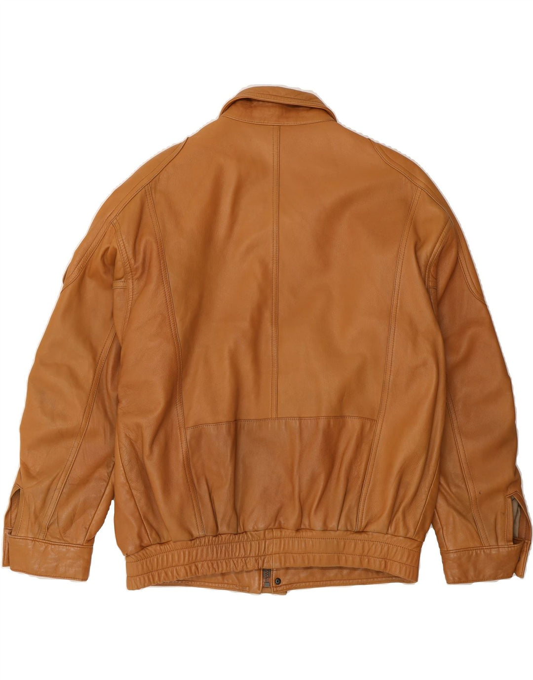 KARTEL Mens Leather Jacket UK 40 Large Brown Leather Vintage Kartel and Second-Hand Kartel from Messina Hembry 