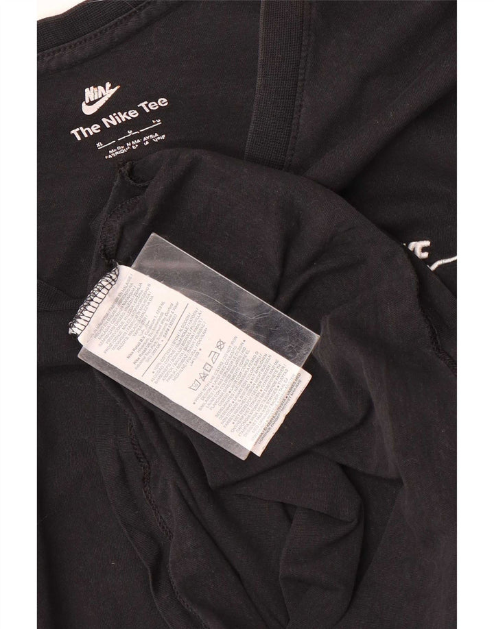 Camiseta Nike Hombre Top XL Algodón Negro