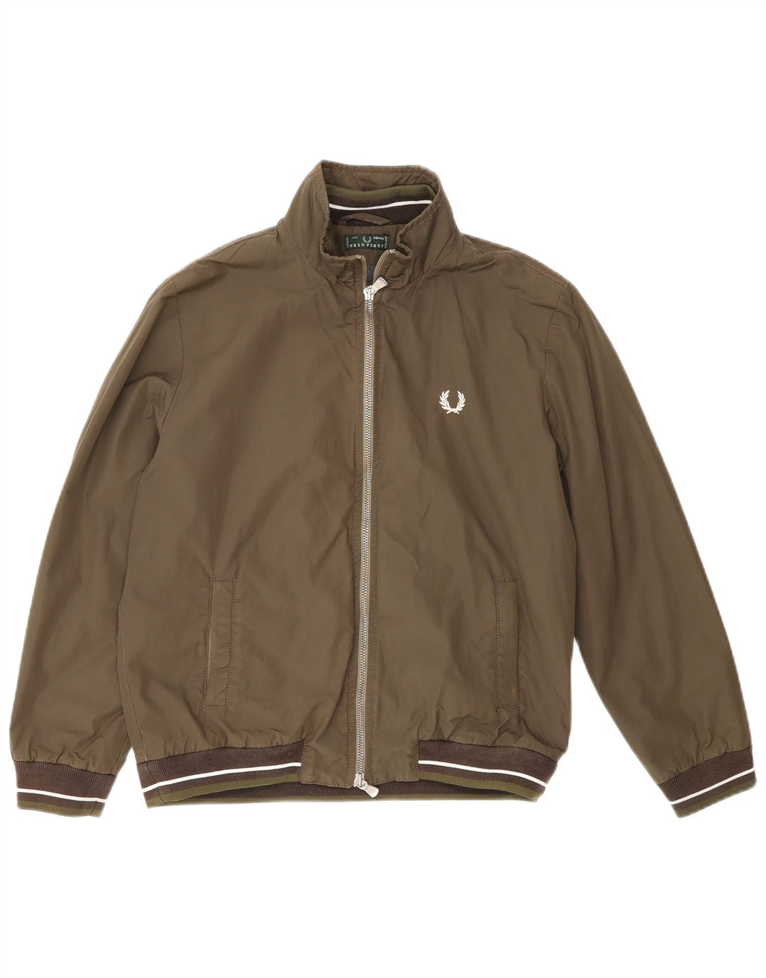 Fred Perry Chaqueta Bomber para Niños 9-10 Años Caqui Algodón