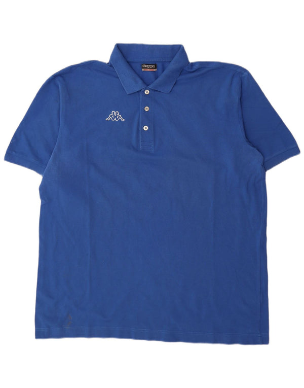 Kappa Polo Hombre 3XL Algodón Azul