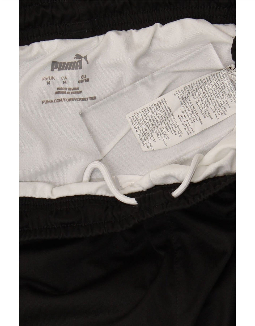 Pantalones cortos deportivos Puma para hombre poliéster negro mediano