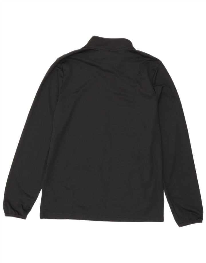 Nike Boys Dri Fit Chándal Top Chaqueta 13-14 años XL Negro Poliéster
