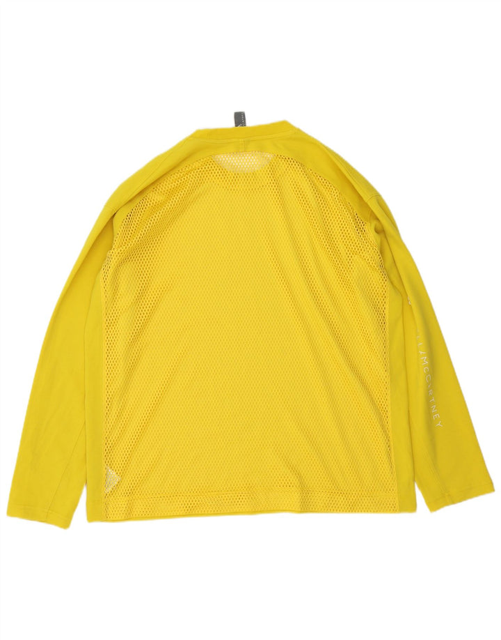 Adidas Hombre Top Manga Larga Algodón Amarillo Medio