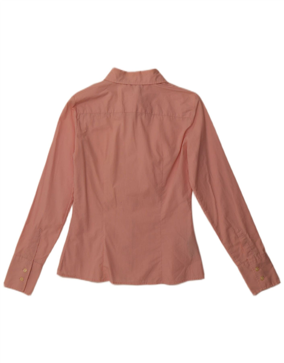Camisa Benetton Mujer ES 40 Small Rosa Algodón