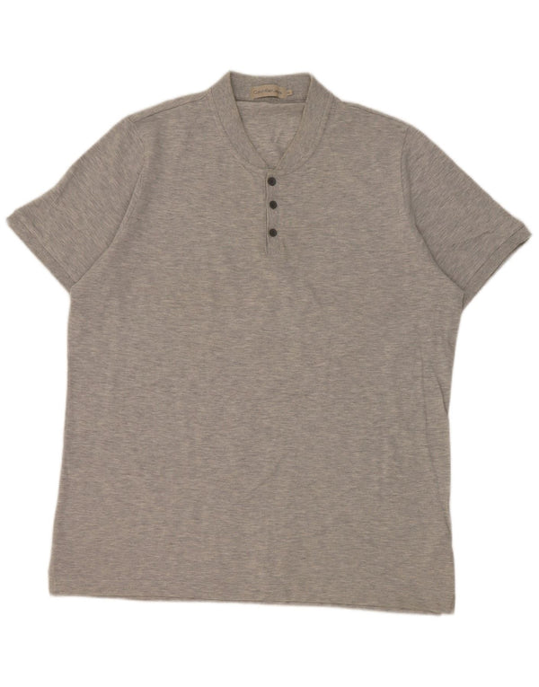 Calvin Klein Jeans Camiseta Hombre Top XL Gris Algodón