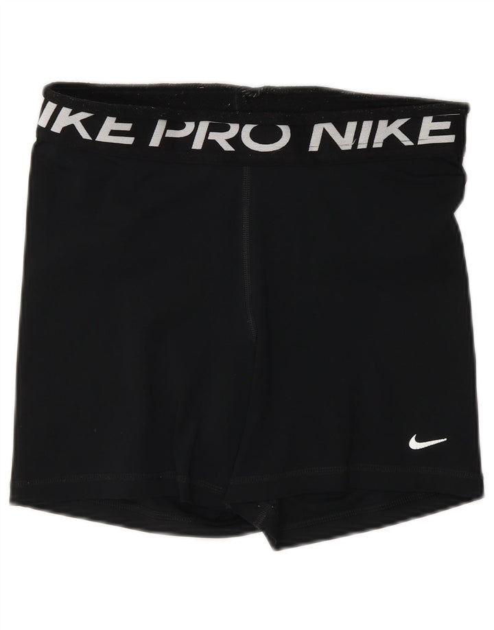 NIKE Mujer Dri Fit Graphic Shorts Deportivos Mediano Negro