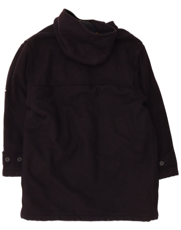 Ivy Oxford - Trenca con capucha para hombre IT 50 grande de lana azul marino