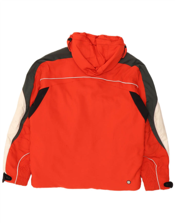 Colmar Chaqueta de esquí con capucha para hombre IT 56 XL Poliamida color block rojo