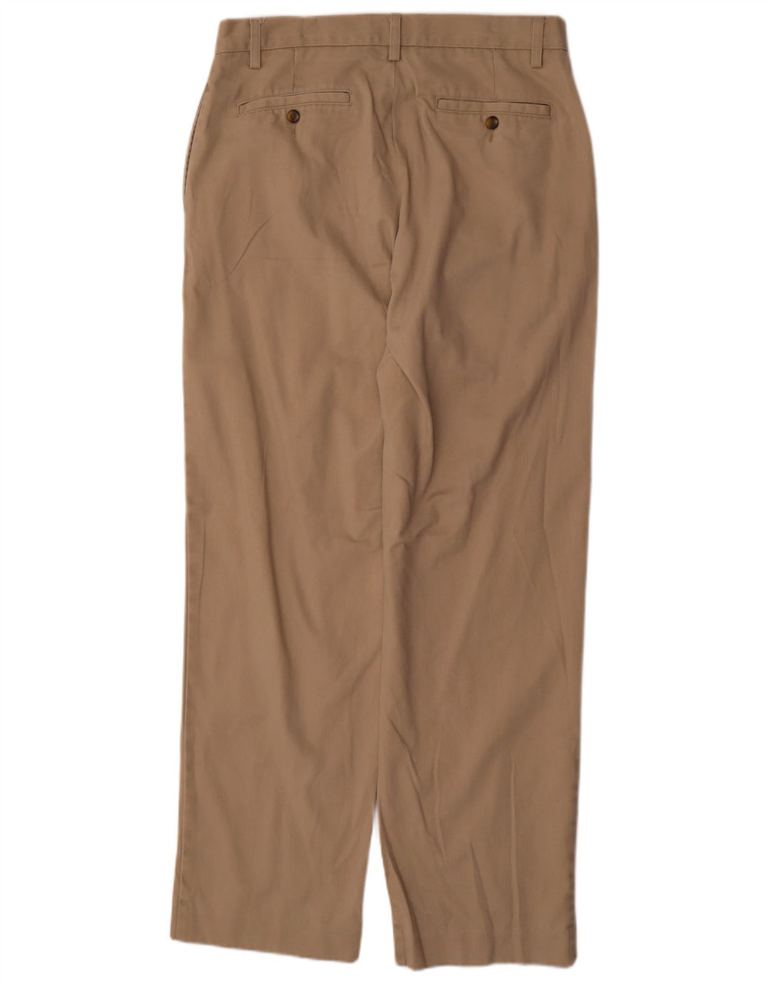 IZOD Pantalón chino recto para hombre W35 L34 Algodón beige