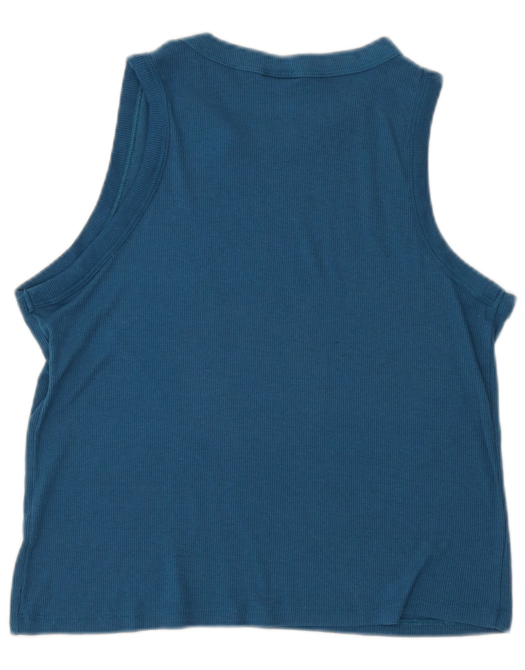 Champion Camiseta sin mangas gráfica para mujer UK 12 Poliéster azul medio