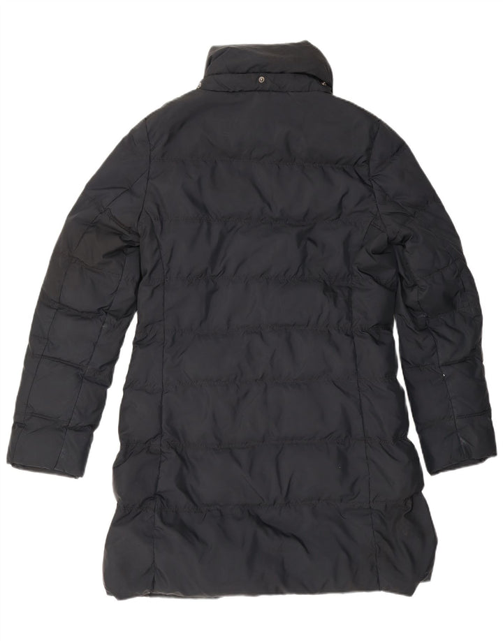 Tommy Hilfiger Abrigo acolchado para mujer UK 44 Poliéster azul marino mediano