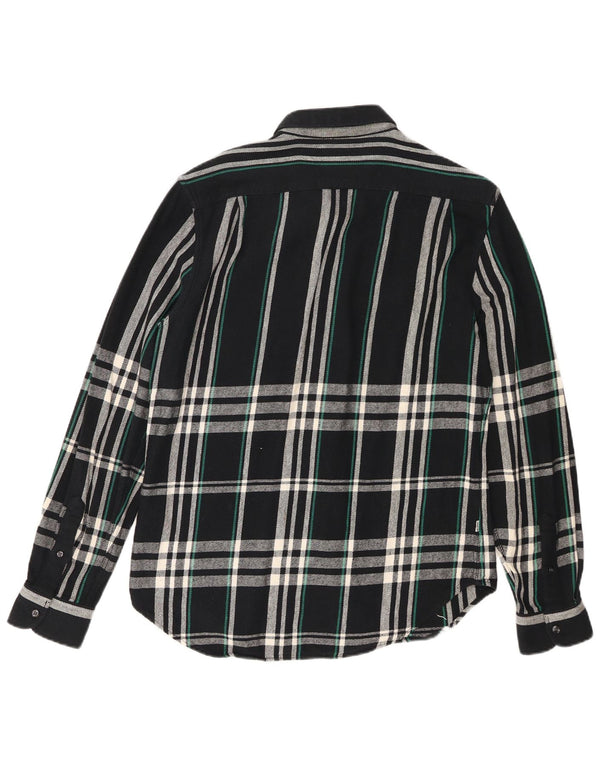 Levi's Hombre Camisa De Franela Slim Fit A Cuadros Azul Marino Medio