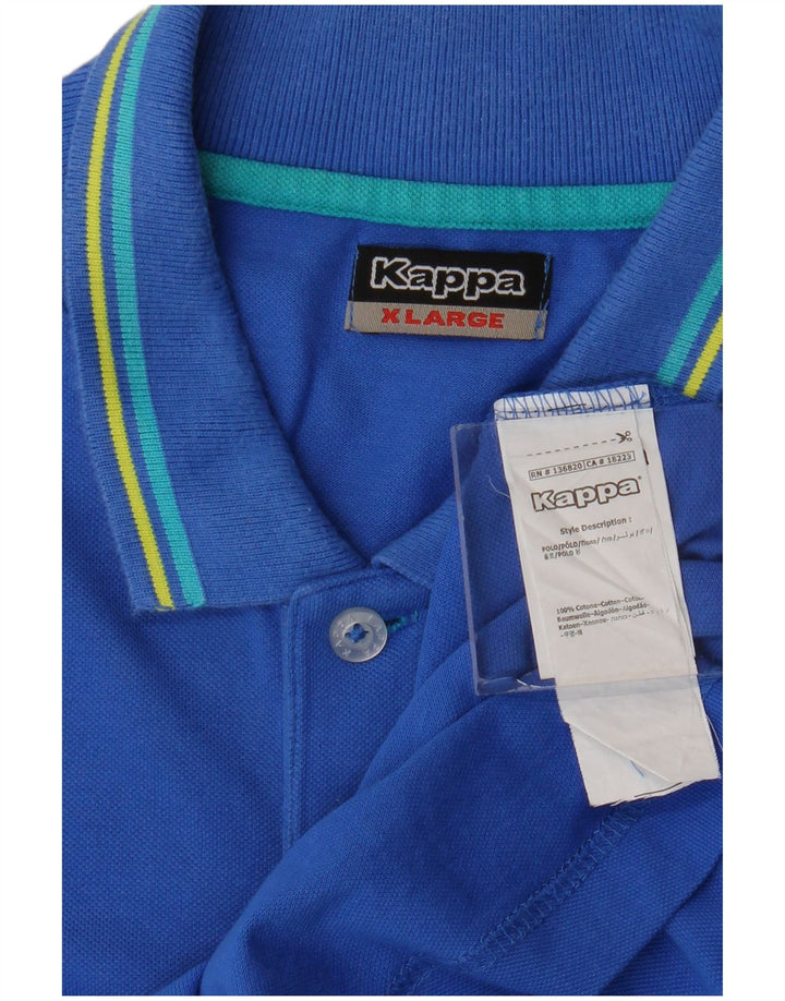 Kappa Polo Hombre XL Algodón Azul