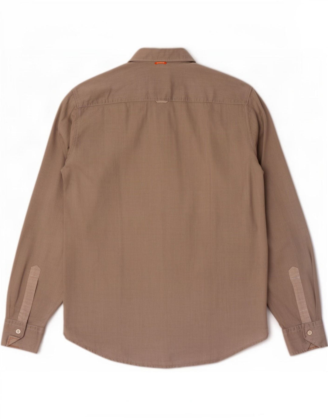 Camisa Hugo Boss Hombre Small Gris Algodón