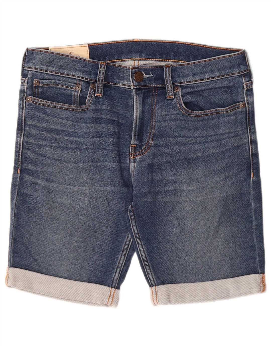 HOLLISTER Shorts vaqueros para hombre W28 Algodón azul medio