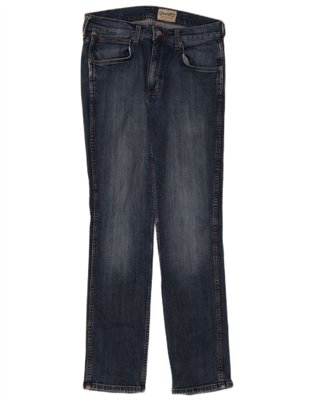 WRANGLER Vaqueros ajustados Greensboro para hombre W31 L32 Algodón azul