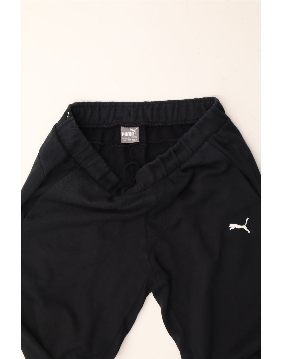 PUMA Mens Tracksuit Trousers Joggers Medium  Black Vintage Puma and Second-Hand Puma from Messina Hembry 