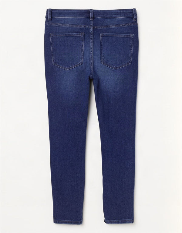 Marks & Spencer Jeans ajustados The Ivy para mujer UK 12 Medium W30 L25 Azul marino