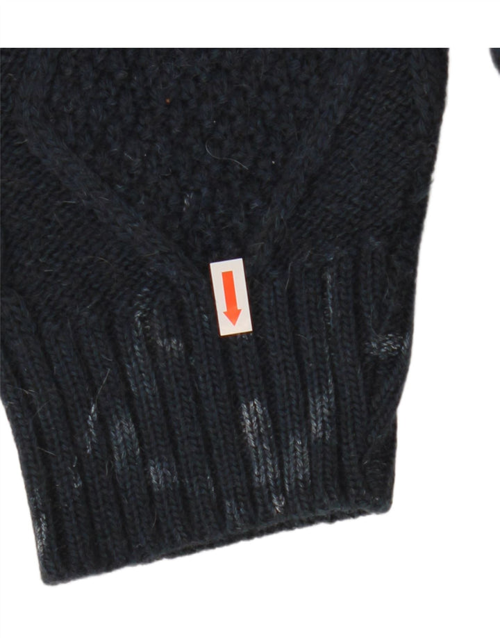 Suéter tipo jersey con cuello redondo para hombre Invicta Azul marino mediano Fair Isle