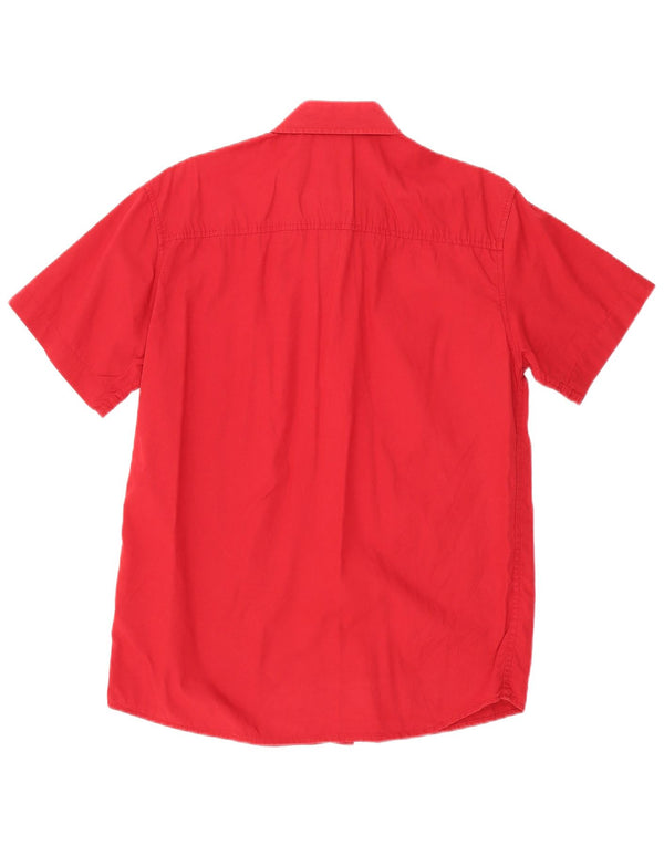 Camisa Levi's Hombre Manga Corta Algodón Rojo Medio