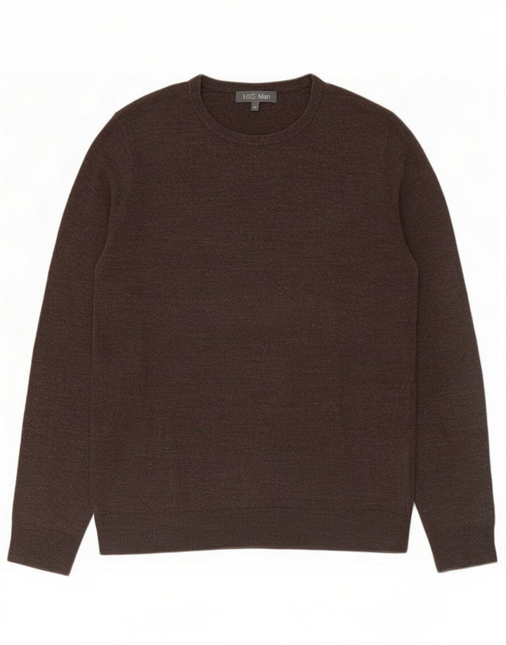Marks & Spencer Suéter De Cuello Redondo Para Hombre Acrílico Marrón Medio