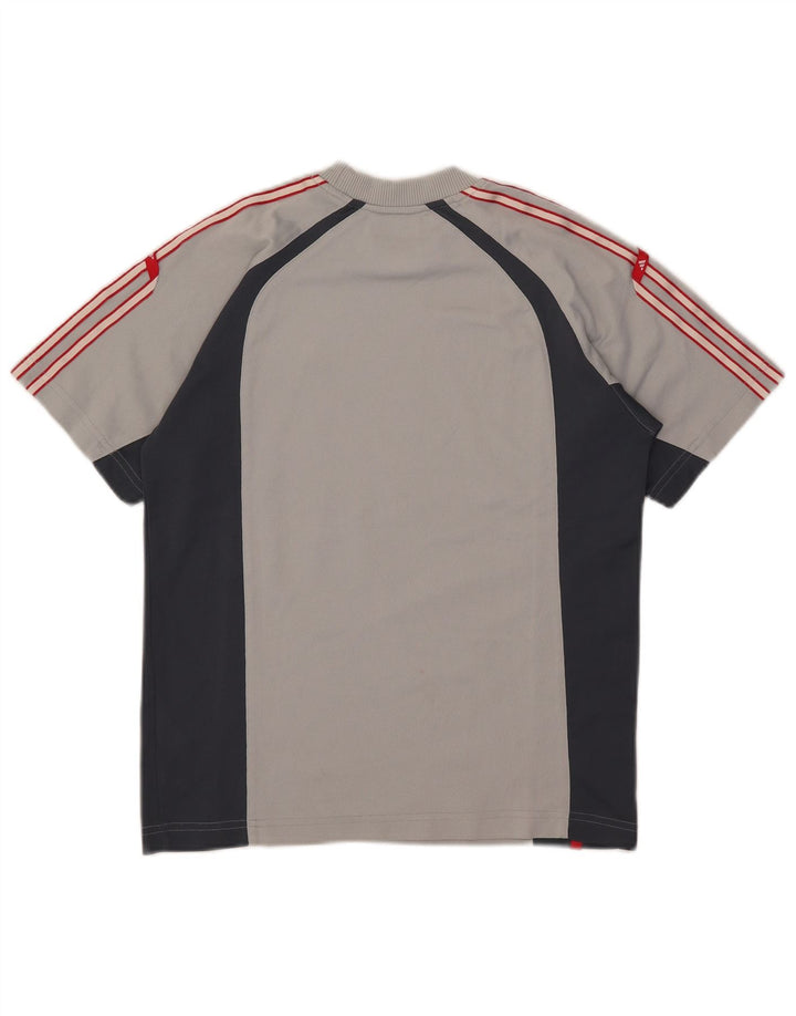 Adidas Camiseta para niño Top 11-12 años Gris Colorblock Poliéster