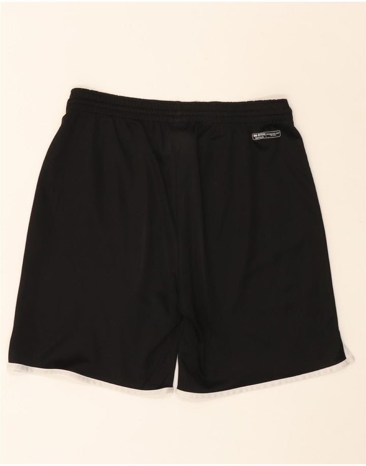 ERREA Pantalones cortos deportivos gráficos para hombre Negro mediano