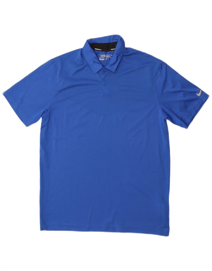 Nike Polo Dri Fit Hombre Poliéster Azul Medio