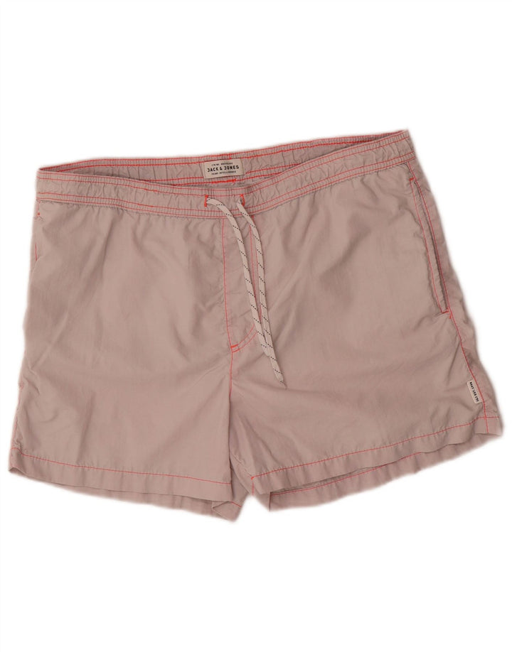Jack & Jones Hombre Bañador Corto Grande Nylon Gris