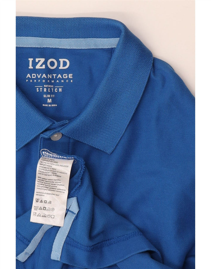 Izod Polo Slim Fit De Algodón Azul Medio Hombre