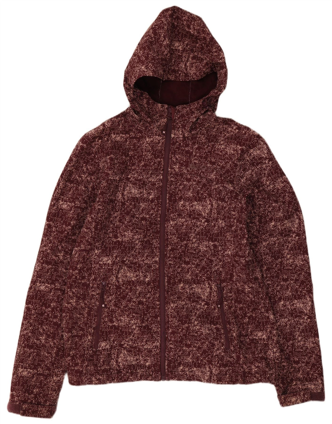 Chaqueta cortavientos para mujer Mountain Warehouse UK 42 Mediana Borgoña moteada