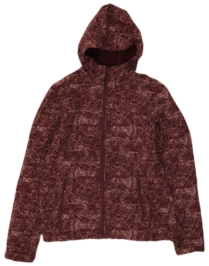 Chaqueta cortavientos para mujer Mountain Warehouse UK 42 Mediana Borgoña moteada